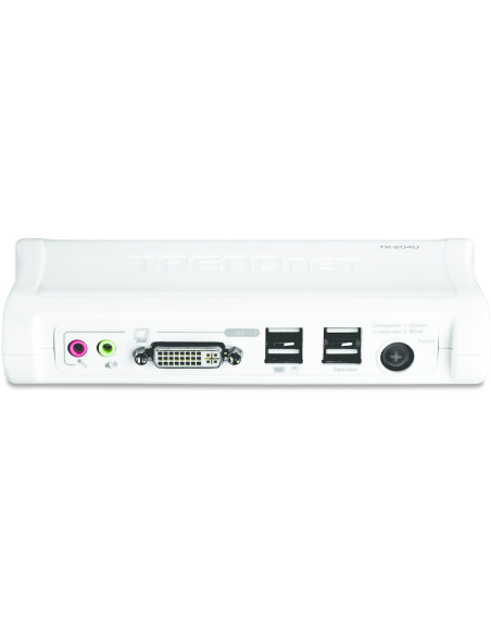 Trendnet Kvm  2-Port Dvi Usb Switch Mit Audio Kit