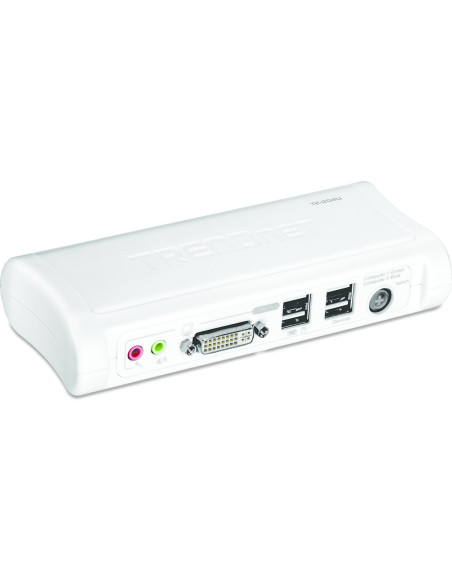 Trendnet Kvm  2-Port Dvi Usb Switch Mit Audio Kit