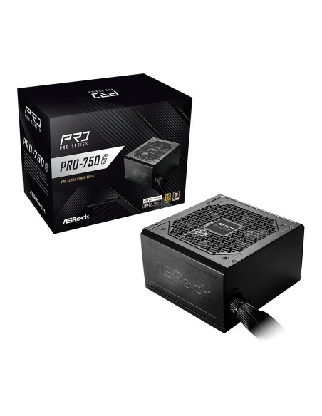 Asrock Pro-750G Moduł Zasilaczy 750 W 24-Pin Atx Atx Czarny