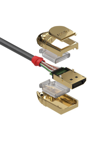 Lindy 36292 Kabel Displayport 2 M Złoto