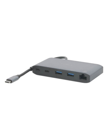 Mobilis 020027 Stacja Dokująca Przewodowa Usb 3.2 Gen 1 (3.1 Gen 1) Type-C Szary