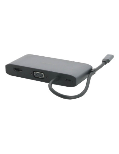 Mobilis 020027 Stacja Dokująca Przewodowa Usb 3.2 Gen 1 (3.1 Gen 1) Type-C Szary