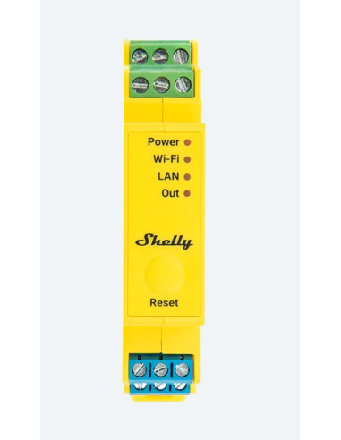 Shelly Pro Rgbww Pm Bezprzewodowy Żółty