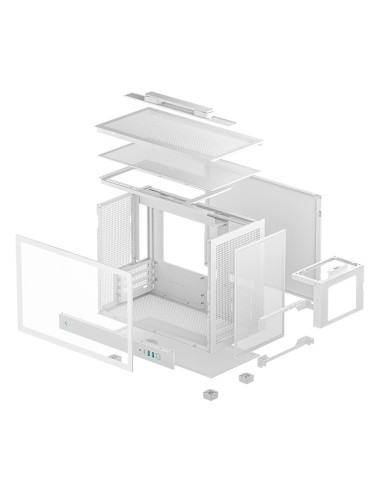 Deepcool Ch160 Plus Wh Small Form Factor (Sff) Biały