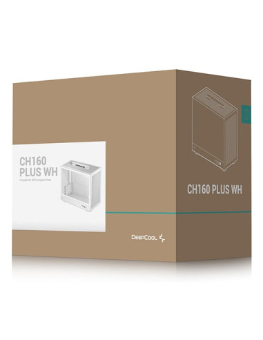 Deepcool Ch160 Plus Wh Small Form Factor (Sff) Biały
