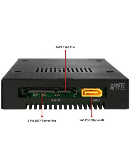 Icy Dock Mb991Ik-B Panel Drive Bay 2.5" Taca Napędu Pamięci Masowej Czarny