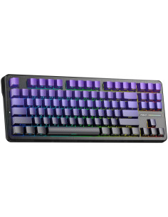 Klawiatura Gasket F87 Pro Purple Black Gradient Graywoodv4 Switch Rgb Aula 2