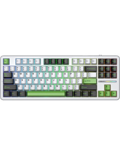 Klawiatura Gasket F87 Thunder Black Graywoodv3 Switch Rgb Aula