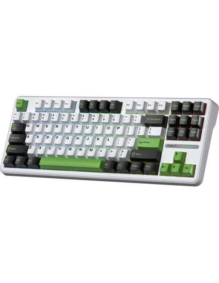 Klawiatura Gasket F87 Thunder Black Graywoodv3 Switch Rgb Aula
