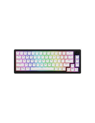 Hator Skyfall 65 Mag Ultra 8K Klawiatura Gaming Usb Qwerty Us English Czarny, Biały