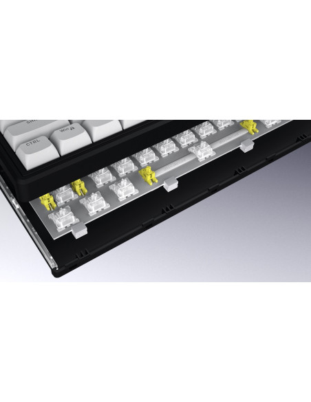 Hator Skyfall 65 Mag Ultra 8K Klawiatura Gaming Usb Qwerty Us English Czarny, Biały