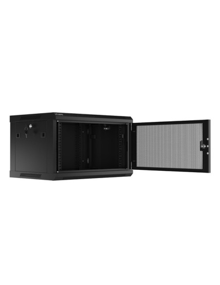 Lanberg Wf01-6406-23B Stojak 6U Szafa Wisząca Czarny