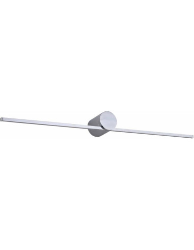 Nowoczesny Kinkiet Led Slim L Ip44 Chromowany