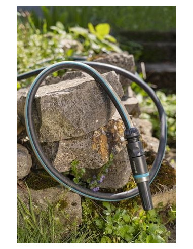 Gardena 18931-20 Wąż Ogrodowy 20 M Nad Ziemią Plastik, Termoplastyczny Elastomer Czarny, Niebieski, Szary