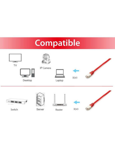 Equip 605629 Kabel Sieciowy Czerwony 20 M Cat6A S/Ftp (S-Stp)