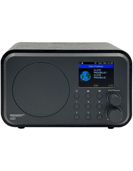 Radio Internetowe Ferguson Regent I101 | Dab+ | Fm Rds / Akumulator 2000 Mah (Czarne)