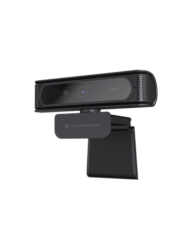 Conceptronic Kamera Internetowa Usb-A2.0 80° 1080P/30Hz Fullhd + Mikrofon Czarno-Biały
