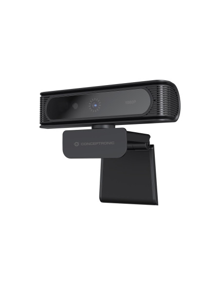 Conceptronic Kamera Internetowa Usb-A2.0 80° 1080P/30Hz Fullhd + Mikrofon Czarno-Biały