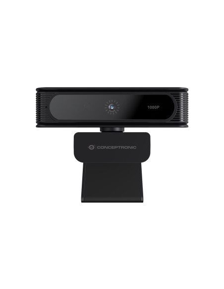 Conceptronic Kamera Internetowa Usb-A2.0 80° 1080P/30Hz Fullhd + Mikrofon Czarno-Biały