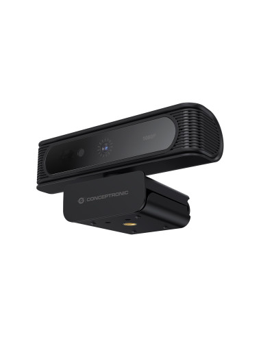 Conceptronic Kamera Internetowa Usb-A2.0 80° 1080P/30Hz Fullhd + Mikrofon Czarno-Biały