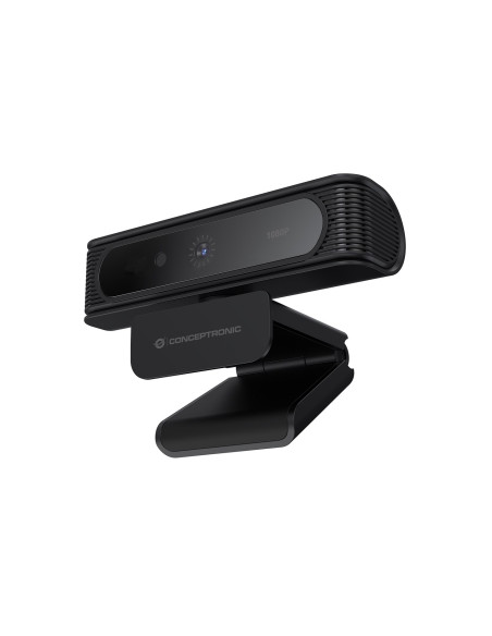 Conceptronic Kamera Internetowa Usb-A2.0 80° 1080P/30Hz Fullhd + Mikrofon Czarno-Biały