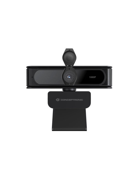 Conceptronic Kamera Internetowa Usb-A2.0 80° 1080P/30Hz Fullhd + Mikrofon Czarno-Biały
