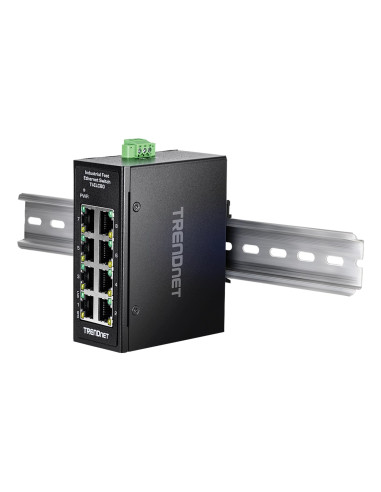 Trendnet Ti-Elc80 Przełącznik Sieciowy Nie Zarządzany Fast Ethernet (10/100) Czarny