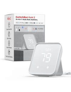 Switchbot Hub 2 Inteligentny Dom - Nadajnik Bezprzewodowy Do Zawieszenia Na Ścianę Podczerwień 2