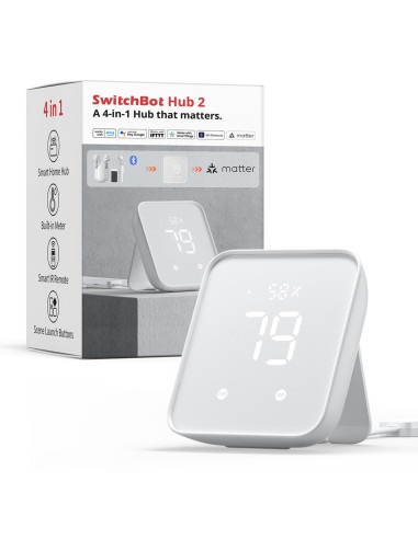 Switchbot Hub 2 Inteligentny Dom - Nadajnik Bezprzewodowy Do Zawieszenia Na Ścianę Podczerwień