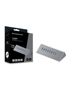 Conceptronic 10-Portowy Koncentrator Usb-A3.0/-C Adapter -  6Xa3.0+M.netz. Gr 2