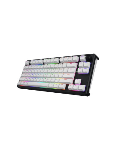 Hator Skyfall Wireless 80 Klawiatura Gaming Usb + Rf Wireless + Bluetooth Qwerty Us English Czarny, Biały