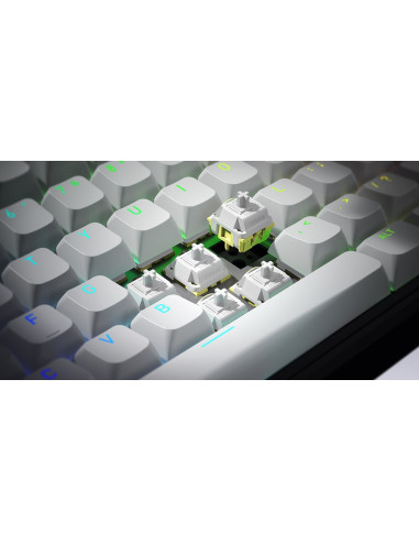Hator Skyfall Wireless 80 Klawiatura Gaming Usb + Rf Wireless + Bluetooth Qwerty Us English Czarny, Biały