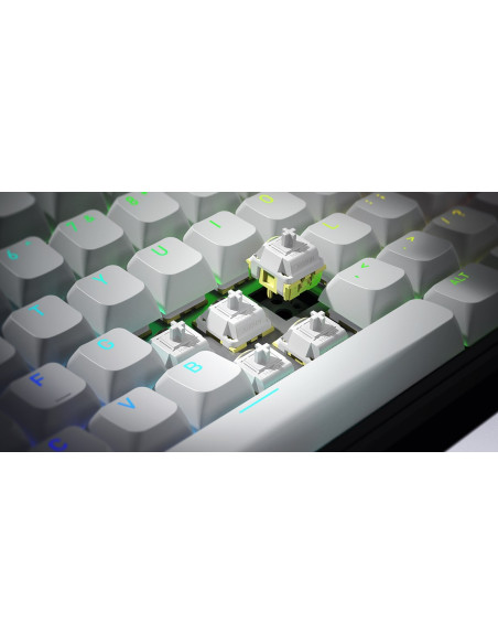 Hator Skyfall Wireless 80 Klawiatura Gaming Usb + Rf Wireless + Bluetooth Qwerty Us English Czarny, Biały
