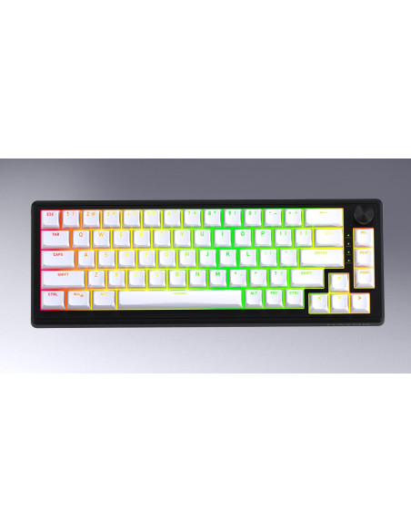 Hator Skyfall Wireless 80 Klawiatura Gaming Usb + Rf Wireless + Bluetooth Qwerty Us English Czarny, Biały