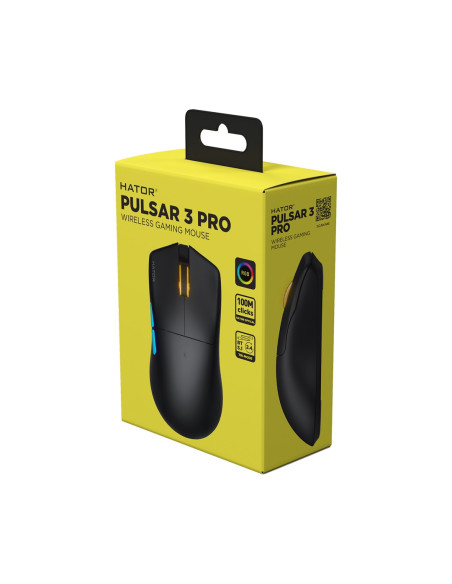 Mysz Dla Graczy Hator Pulsar 3 Pro Wireless Czarna