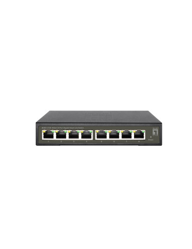 Levelone Ges-2108 Przełącznik Sieciowy Zarządzany L2 Gigabit Ethernet (10/100/1000) Czarny