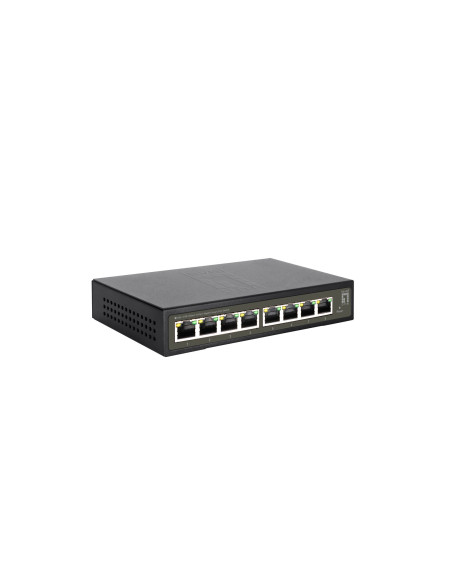 Levelone Ges-2108 Przełącznik Sieciowy Zarządzany L2 Gigabit Ethernet (10/100/1000) Czarny