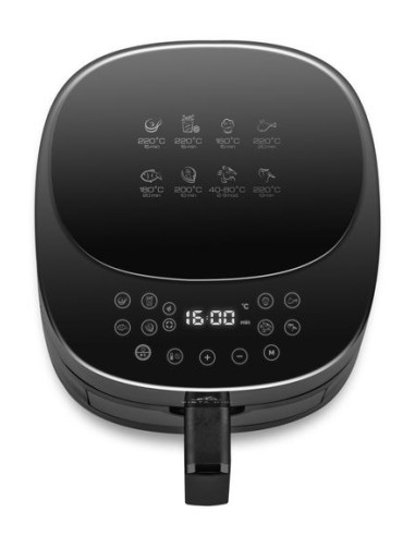Eta Vista Digi Pojedyńczy 4,3 L Autonomiczny 1300 W Frytkownica Na Gorące Powietrze Czarny