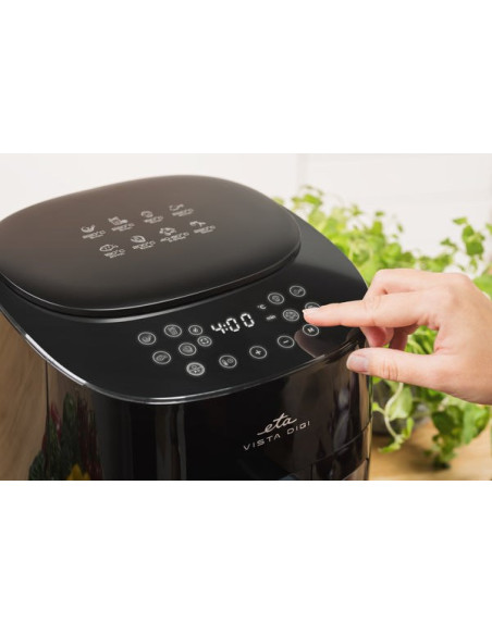 Eta Vista Digi Pojedyńczy 4,3 L Autonomiczny 1300 W Frytkownica Na Gorące Powietrze Czarny