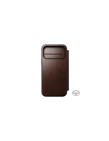 Nomad Modern Leather Folio Pokrowiec Na Telefon Komórkowy 16 Cm (6.3") Brązowy