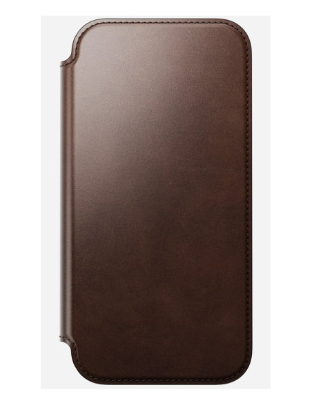 Nomad Modern Leather Folio Pokrowiec Na Telefon Komórkowy 16 Cm (6.3") Brązowy