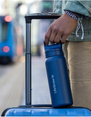 Lifestraw Lgv42Sasww Filtr Do Wody Butelka Filtrująca Wodę 0,7 L Niebieski