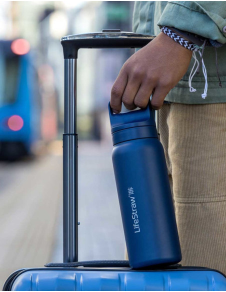 Lifestraw Lgv42Sasww Filtr Do Wody Butelka Filtrująca Wodę 0,7 L Niebieski