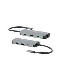 Mobilis 001382 Stacja Dokująca Przewodowa Usb 3.2 Gen 1 (3.1 Gen 1) Type-C Czarny, Szary 2