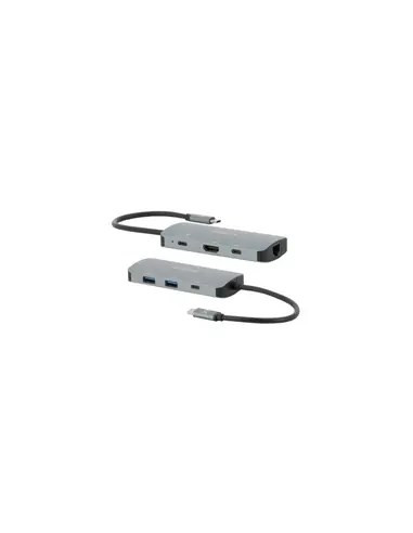 Mobilis 001382 Stacja Dokująca Przewodowa Usb 3.2 Gen 1 (3.1 Gen 1) Type-C Czarny, Szary