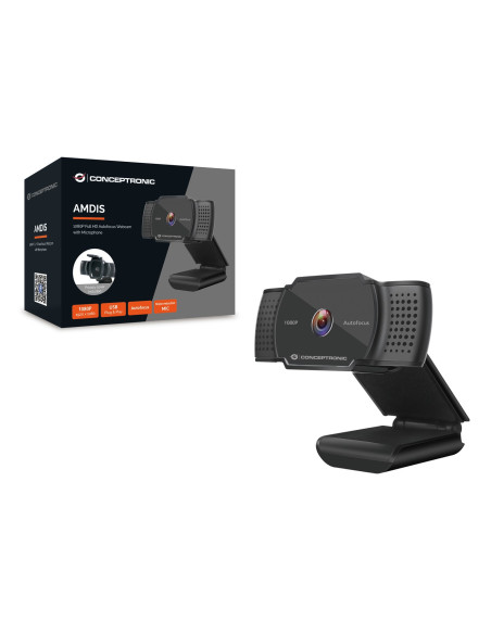 Conceptronic Amdis06B Kamera Internetowa 1920 X 1080 Px Usb 2.0 Czarny