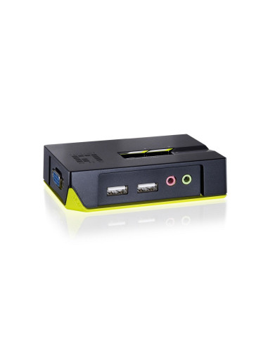 Levelone Kvm-0221 Przełącznik Kvm Czarny, Zielony