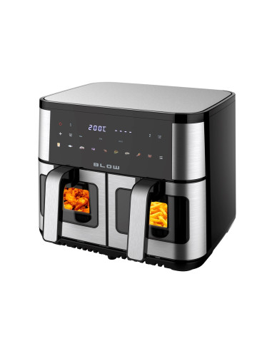 Air Fryer Frytkownica Beztłuszczowa Blow 2500W 9L Dwukomorowa