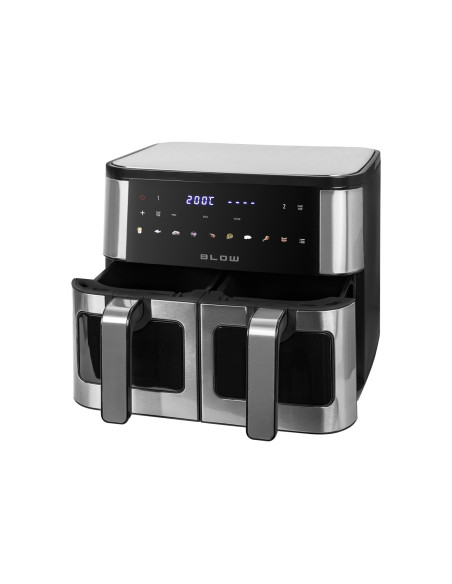 Air Fryer Frytkownica Beztłuszczowa Blow 2500W 9L Dwukomorowa
