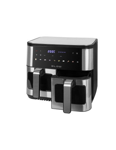 Air Fryer Frytkownica Beztłuszczowa Blow 2500W 9L Dwukomorowa
